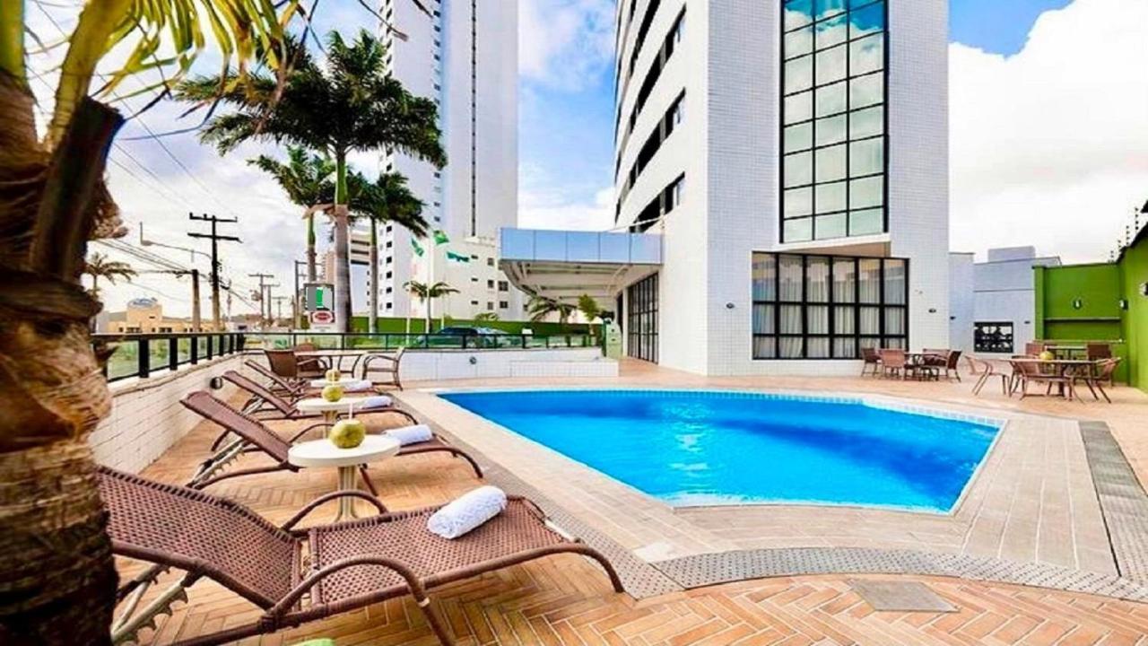 Natal Plaza 1608 Praia - Nbi - Praia Ponta Negra - Vista X Mar Leilighet Eksteriør bilde